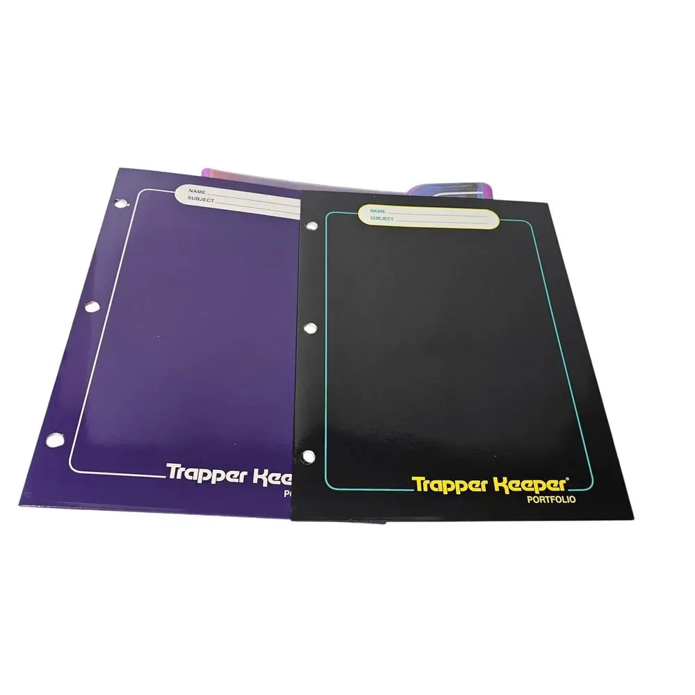 2022–2024 Mead Trapper Keeper Binder with 6 Folders – Retro 80s Style Palms